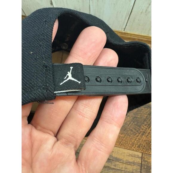 Chris Paul x Air Jordan Hat Cap Black Embroidered Jumpman Snap Back NBA CP3 - Picture 5 of 8